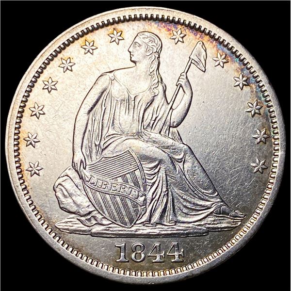 1844-O Silver Half Dollar CLOSELY  UNCIRCULATED