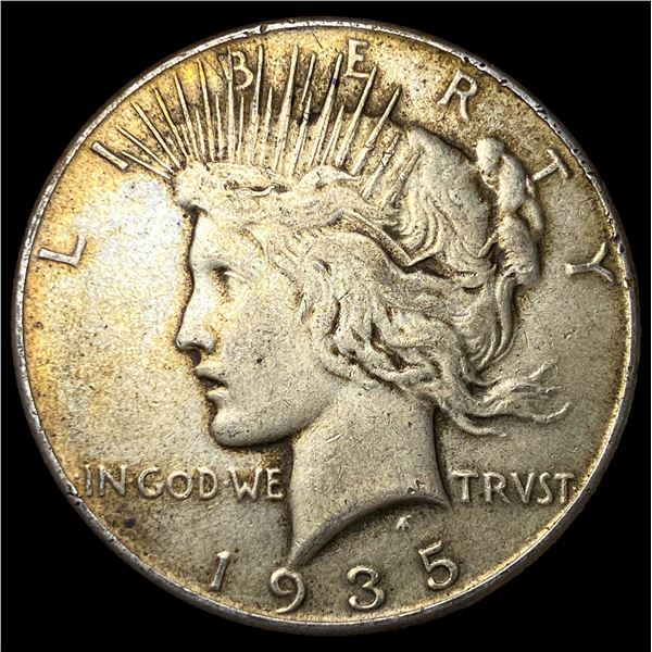 1935 Silver Peace Dollar NEARLY UNCIRCULATED