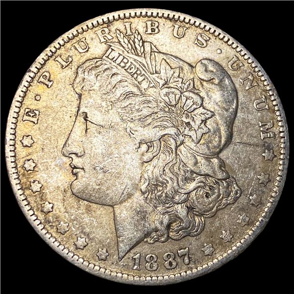 1887-O Silver Morgan Dollar NEARLY  UNCIRCULATED