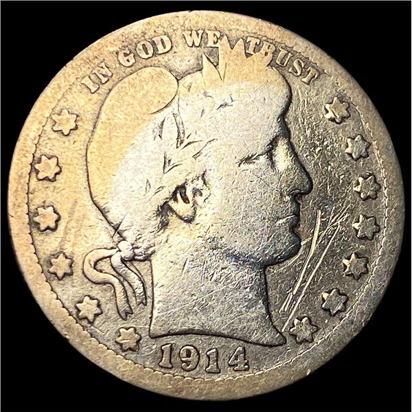 1914 Barber Quarter UNCIRCULATED