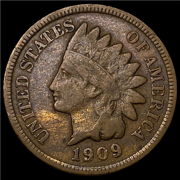 1909 Indian Head Cent LIGHTLY CIRCULATED