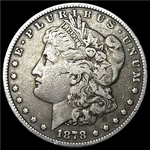 1878 Silver Morgan Dollar NEARLY UNCIRCULATED
