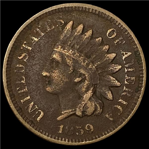 1859 Indian Head Cent NICELY CIRCULATED