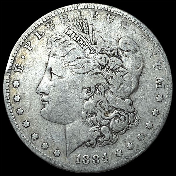 1884-S Silver Morgan Dollar LIGHTLY  CIRCULATED