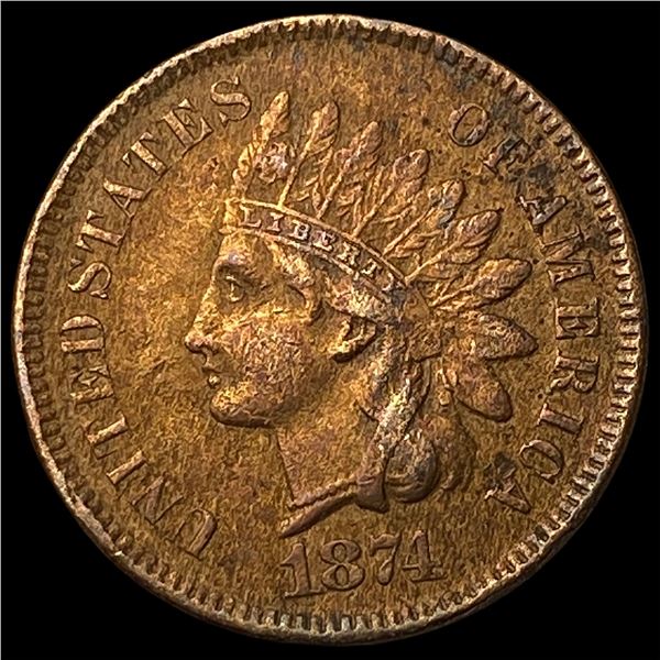 1874 Indian Head Cent HIGH GRADE