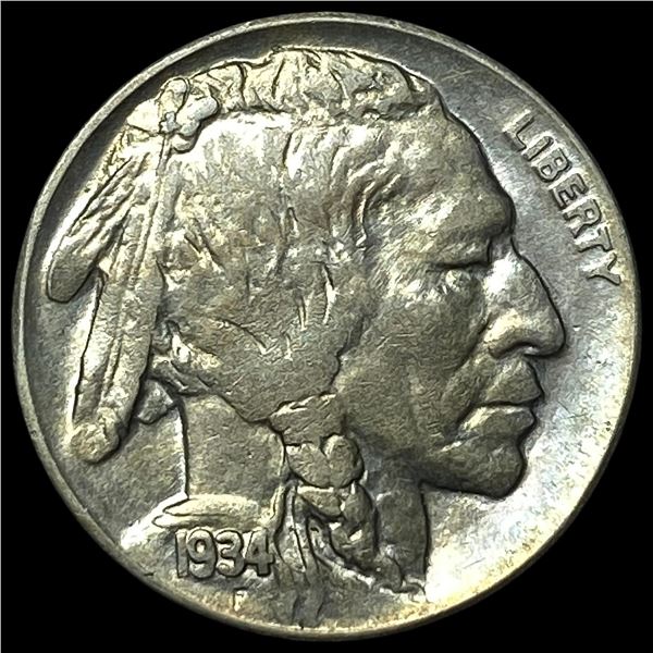1934-D Buffalo Nickel CHOICE AU