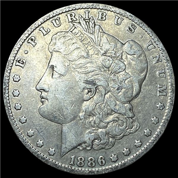 1886-O Silver Morgan Dollar NEARLY  UNCIRCULATED