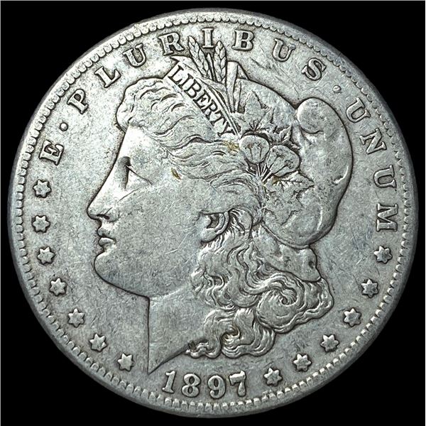 1897-S Silver Morgan Dollar NEARLY  UNCIRCULATED