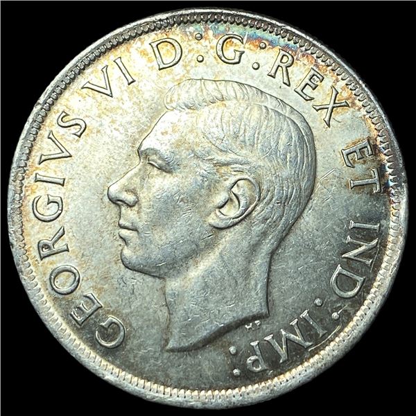 1938 Silver Dollar Canada CHOICE AU
