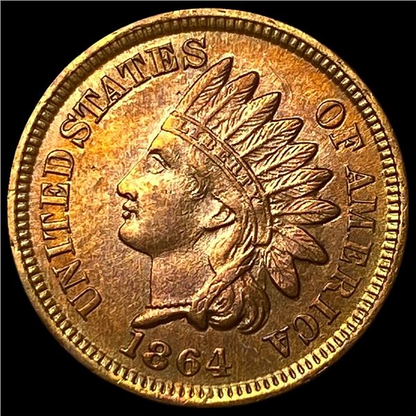 1864 Bronze Indian Head Cent CLOSELY  UNCIRCULATED