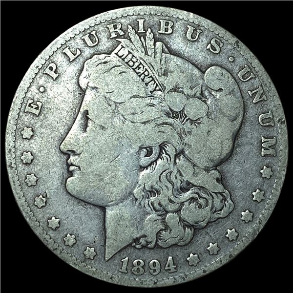 1894-O Silver Morgan Dollar LIGHTLY  CIRCULATED