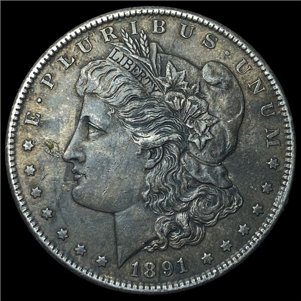 1891-S Silver Morgan Dollar CLOSELY  UNCIRCULATED