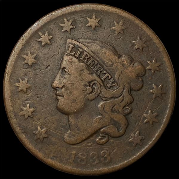 1823 Large Cent LIGHTLY CIRCULATED