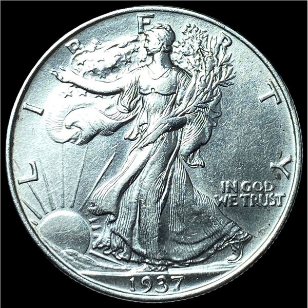 1937-S Silver Walking Liberty Half Dollar  UNCIRCULATED