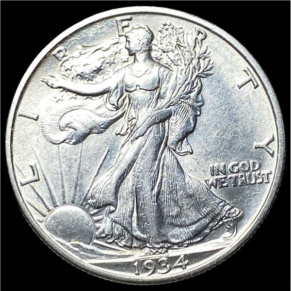 1934-S Silver Walking Liberty Half Dollar  UNCIRCULATED