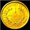 Image 2 : 1851 Gold $1 Type 1 CLOSELY UNCIRCULATED