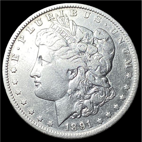 1891-O Silver Morgan Dollar NEARLY  UNCIRCULATED