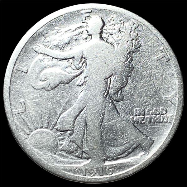 1916 Walking Liberty Half Dollar NICELY  CIRCULATED