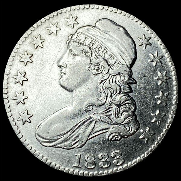1833 Silver Capped Bust Half Dollar CHOICE AU