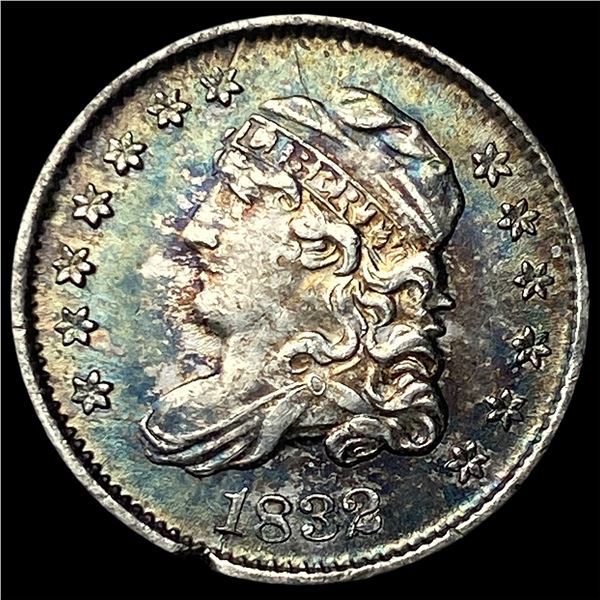 1832 Silver Capped Bust Half Dime CHOICE AU