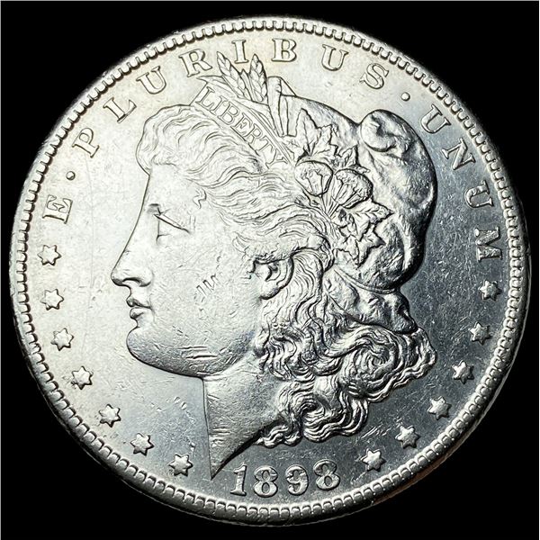 1898-S Morgan Silver Dollar CHOICE AU