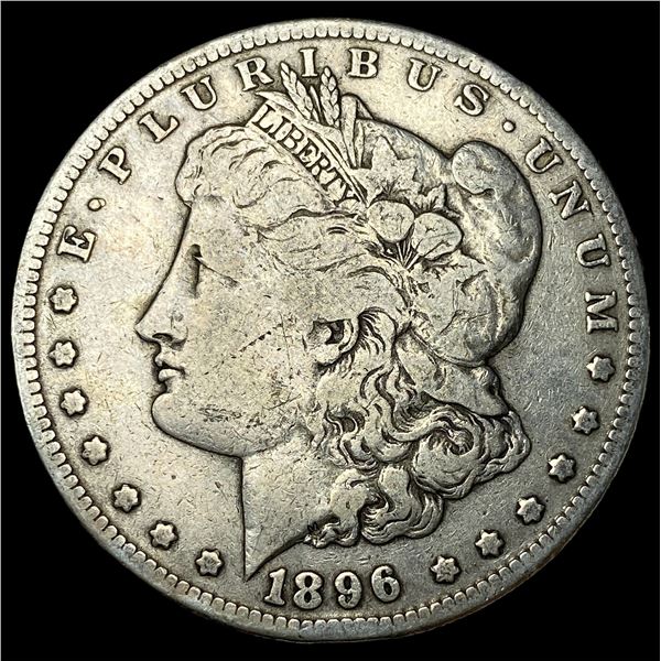 1896-S Silver Morgan Dollar LIGHTLY  CIRCULATED