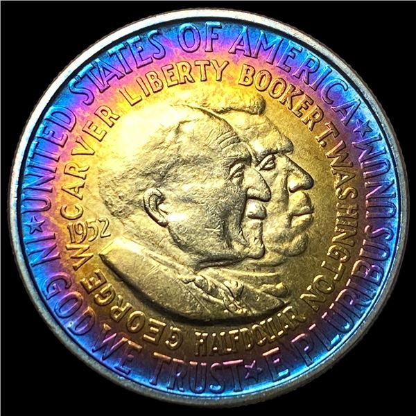 1952-D Silver Washington-Carver Half Dollar  GEM BU