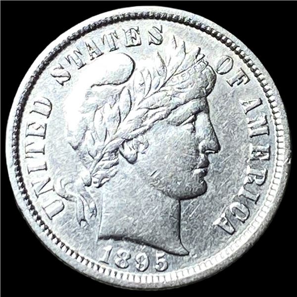1895 Silver Barber Dime CLOSELY UNCIRCULATED