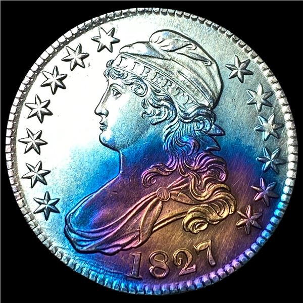 1827 Capped Bust Half Dollar CHOICE AU