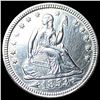 Image 1 : 1853 Arrows/Rays Seated Liberty Quarter  UNCIRCULATED