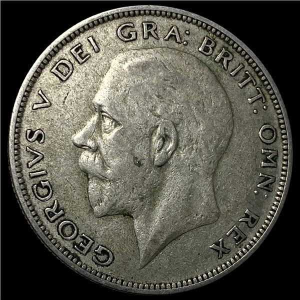 1933 G. Britain Silver Half Crown  UNCIRCULATED