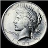 Image 1 : 1921 Silver Peace Dollar UNCIRCULATED