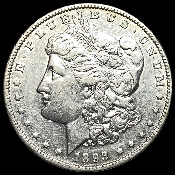 1893 Silver Morgan Dollar CLOSELY UNCIRCULATED