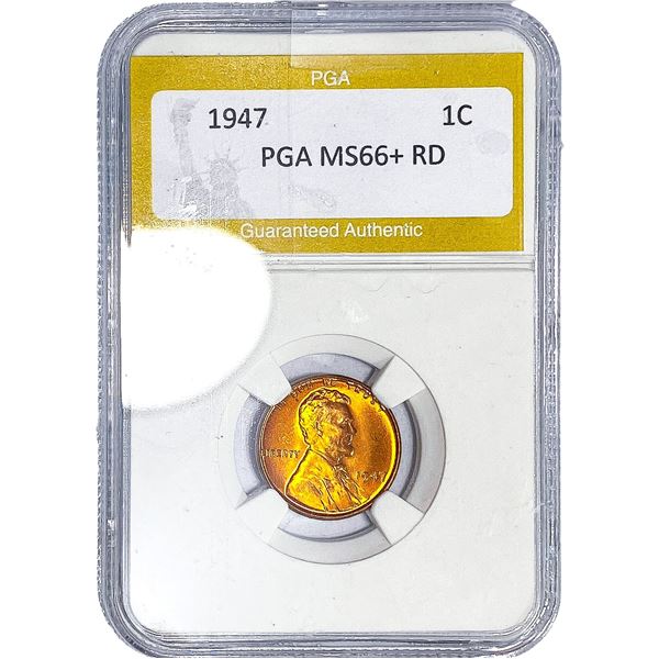1947 Wheat Cent PGA MS66+ RD