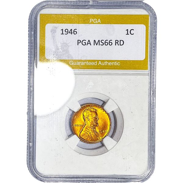 1946 Wheat Cent PGA MS66 RD
