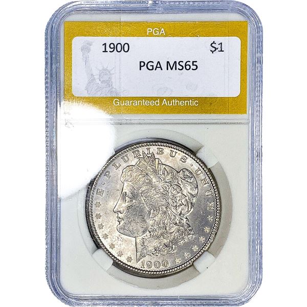 1900 Morgan Silver Dollar PGA MS65