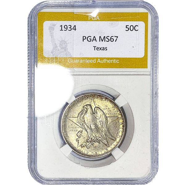 1934 Texas Half Dollar PGA MS67