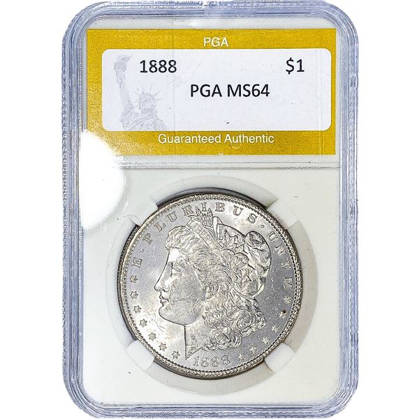 1888 Morgan Silver Dollar PGA MS64