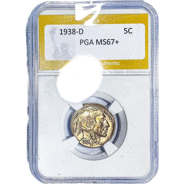 1938-D Buffalo Nickel PGA MS67+