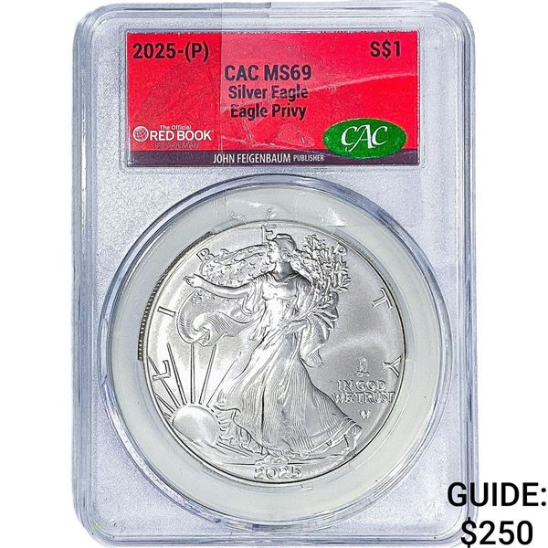2025 Silver Eagle CAC MS69
