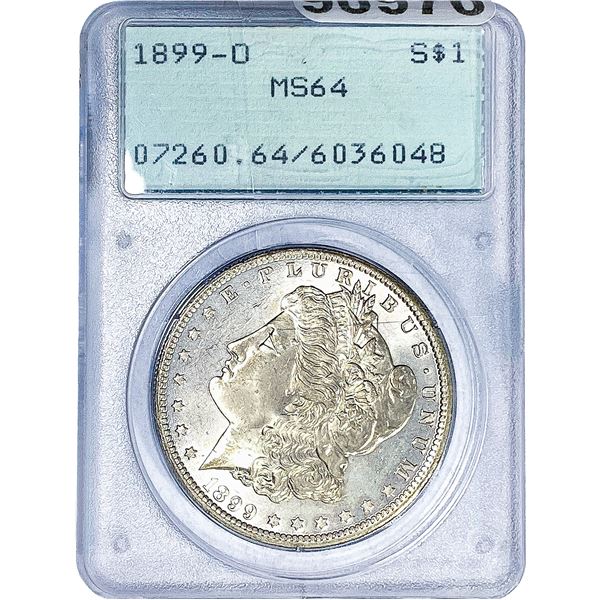 1899-O Morgan Silver Dollar PCGS MS64