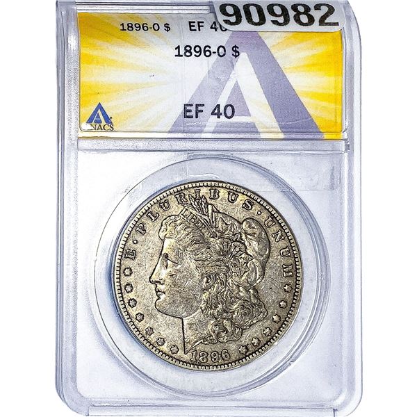 1896-O Morgan Silver Dollar ANACS EF40