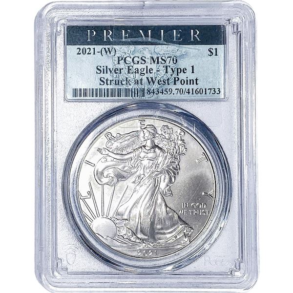 2021-W Silver Eagle PCGS MS70
