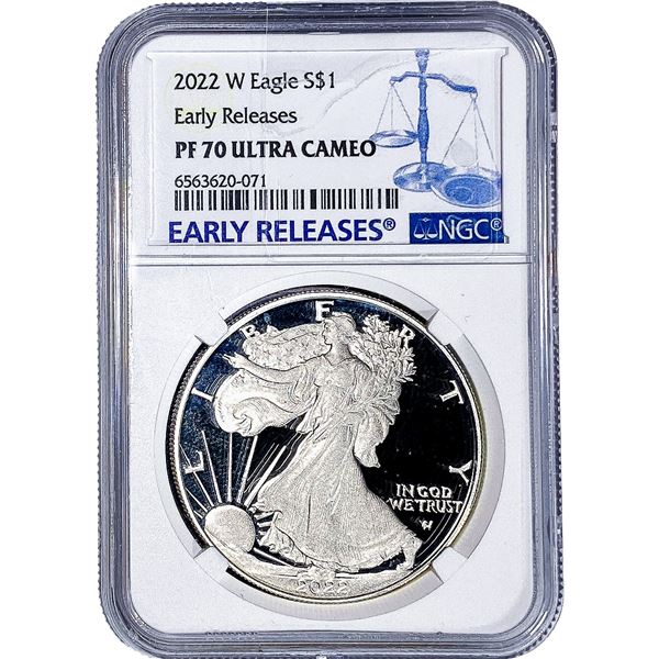 2022-W Silver Eagle NGC PF70 Ultra Cameo