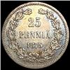 Image 2 : 1875 Finland Silver 25 Pennia Toned