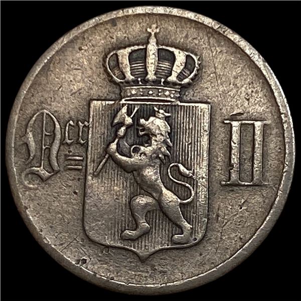 1884 Norway 1 Ore