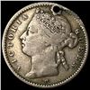 Image 1 : 1874H Straits Settlements Silver 10 Cents