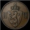 Image 1 : 1907 Norway Copper 5 Ore