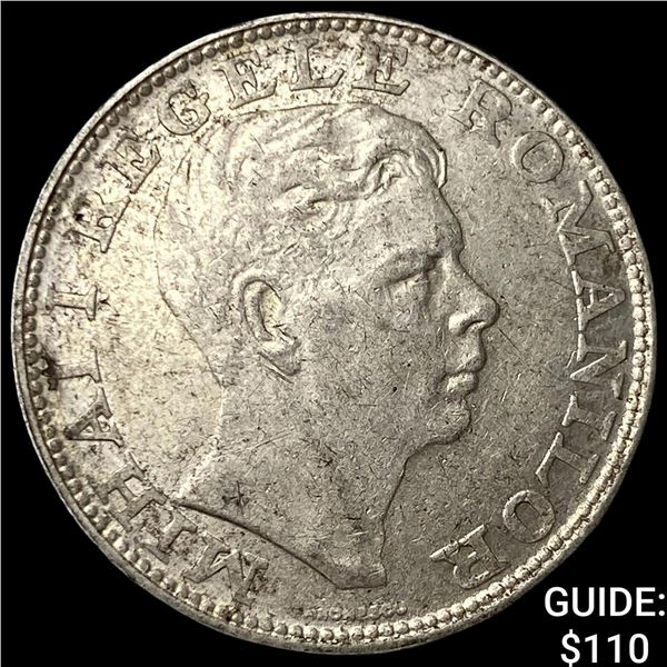 1942 Romania Silver 200 Lei