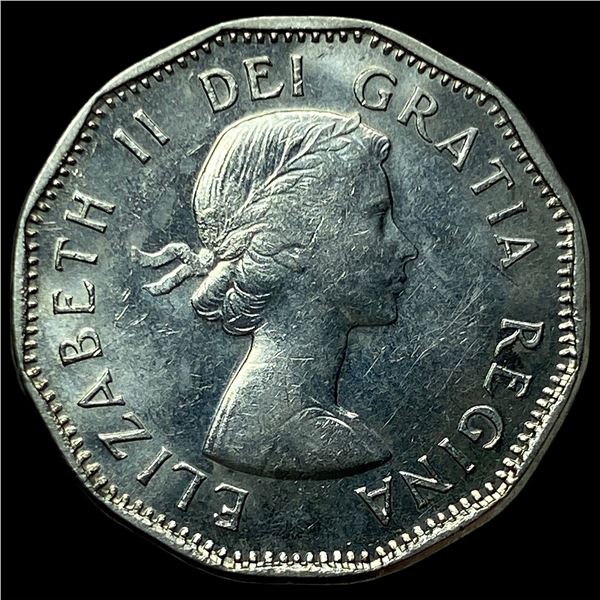 1960 Canada Silver 5 Cents